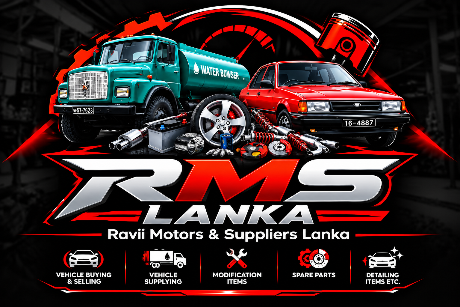 RMS Lanka – Ravii Motors & Suppliers Lanka logo